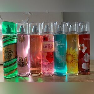 Lightly used bath and body works body mist